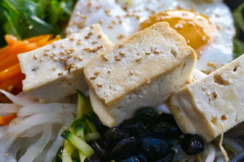 Stir-Fried Tofu with Brown Rice and Broccoli